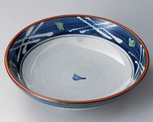 【まとめ買い10個セット品】和食器 オ308-158 ゴス巻き格子7.5めん皿【キャンセル/返品不可】【メイチョー】