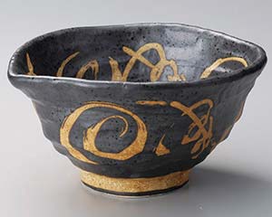 【まとめ買い10個セット品】和食器 ユ324-048 結晶渦字紋変型5.5丼【キャンセル/返品不可】【メイチョー】