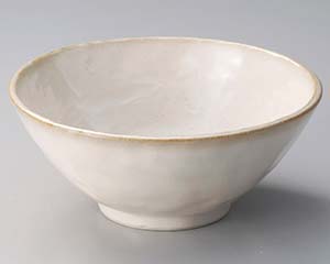 【まとめ買い10個セット品】和食器 ハ327-138 粉引手捻り6.3丼【キャンセル/返品不可】【メイチョー】