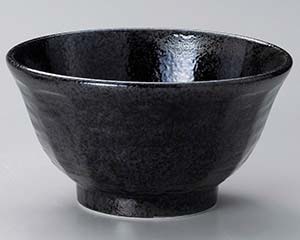 【まとめ買い10個セット品】和食器 ヤ327-028 黒耀6.0けずり丼【キャンセル/返品不可】【メイチョー】
