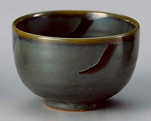 【まとめ買い10個セット品】和食器 テ339-328 グリーン黒帯夏目4.8丼【キャンセル/返品不可】【メイチョー】