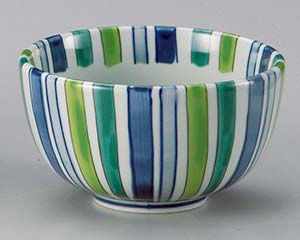 【まとめ買い10個セット品】和食器 ユ339-338 グリーン十草4.8丼【キャンセル/返品不可】【メイチョー】