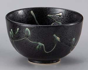 和食器 テ344-098 グリーン乱線夏目4.2多盛碗【メイチョー】