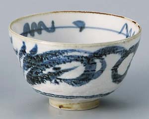 【まとめ買い10個セット品】和食器 ネ346-128 波唐草4.5お好み丼【キャンセル/返品不可】【メイチョー】