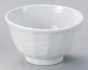 【まとめ買い10個セット品】和食器 ヤ347-308 白4.0けずり丼【キャンセル/返品不可】【メイチョー】