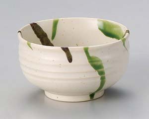 【まとめ買い10個セット品】和食器 ロ348-068 粉引黒オリベ流しロクベ多用碗【キャンセル/返品不可】【メイチョー】