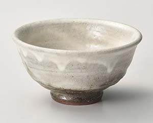 【まとめ買い10個セット品】和食器 メ362-038 灰釉粉引めし碗(大)【キャンセル/返品不可】【メイチョー】