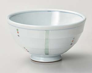 【まとめ買い10個セット品】和食器 ト369-178 色彩一珍十草大茶碗【キャンセル/返品不可】【メイチョー】