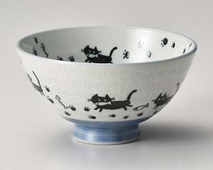 【まとめ買い10個セット品】和食器 イ367-148 さんぽネコ 毛料【キャンセル/返品不可】【メイチョー】
