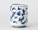 【まとめ買い10個セット品】和食器 チ375-308 花唐草寿司湯呑【キャンセル/返品不可】【メイチョー】