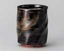 【まとめ買い10個セット品】和食器 タ381-258 黒八角寿司湯呑【キャンセル/返品不可】【メイチョー】