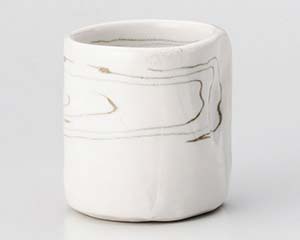 和食器 カ378-208 ねり込みペコ湯呑【メイチョー】