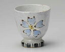 【まとめ買い10個セット品】和食器 ロ385-198 一珍花湯呑(青)大【キャンセル/返品不可】【メイチョー】
