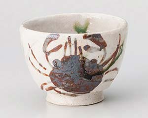【まとめ買い10個セット品】和食器 カ387-178 織部カニ文汲出【キャンセル/返品不可】【メイチョー】