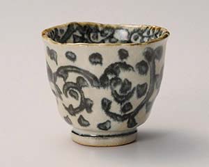 【まとめ買い10個セット品】和食器 オ389-058 タコ唐草たっぷり碗【キャンセル/返品不可】【メイチョー】