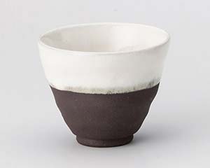 【まとめ買い10個セット品】和食器 カ389-248 黒陶塗分小湯呑【キャンセル/返品不可】【メイチョー】