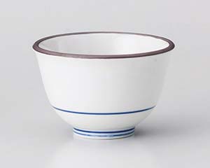 【まとめ買い10個セット品】和食器 ト391-028 口錆一本線煎茶【キャンセル/返品不可】【メイチョー】