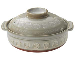 【まとめ買い10個セット品】和食器 ス399-038 銀峯三島 9号深鍋【キャンセル/返品不可】【メイチョー】