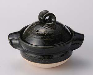 【まとめ買い10個セット品】和食器 メ406-318 織部一人用御飯鍋【キャンセル/返品不可】【メイチョー】