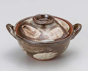 【まとめ買い10個セット品】和食器 ス408-088 唐津刷毛目4号鍋【キャンセル/返品不可】【メイチョー】