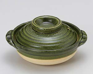 【まとめ買い10個セット品】和食器 ス409-088 織部5号鍋【キャンセル/返品不可】【メイチョー】