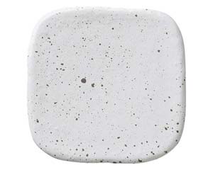 【まとめ買い10個セット品】和食器 ワ420-168 白斑点 パレット19cm正角皿【キャンセル/返品不可】【メイチョー】