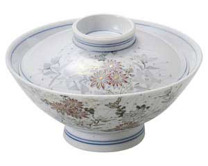 【まとめ買い10個セット品】和食器 オ442-018 古染錦春日野 のり茶丼【キャンセル/返品不可】【メイチョー】