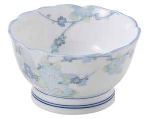 【まとめ買い10個セット品】和食器 ミ474-038 やすらぎ 桔梗形4.0丼【キャンセル/返品不可】【メイチョー】