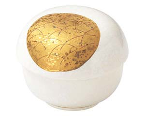 【まとめ買い10個セット品】和食器 ツ110-208 萬月金月花玉むし碗【キャンセル/返品不可】【メイチョー】