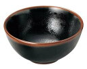 和食器 ユ438-218 柚子天目 丸型5.5丼【メイチョー】