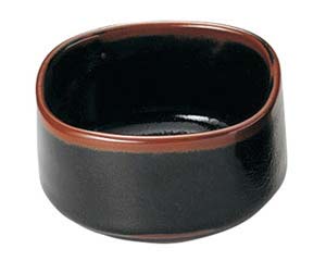 【まとめ買い10個セット品】和食器 ユ438-378 柚子天目 角3.8小鉢【キャンセル/返品不可】【メイチョー】