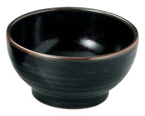 【まとめ買い10個セット品】和食器 ア439-038 柚子天目 釜上5.5丼【キャンセル/返品不可】【メイチョー】