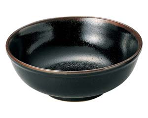 【まとめ買い10個セット品】和食器 ア439-158 柚子天目 6.5玉丼【キャンセル/返品不可】【メイチョー】