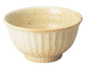 【まとめ買い10個セット品】和食器 オ423-158 窯変志野 しのぎ5.5丼【キャンセル/返品不可】【メイチョー】