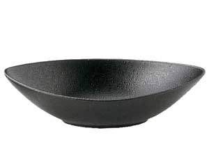 【まとめ買い10個セット品】和食器 ミ451-068 天目結晶 18cmカヌーベーカー【キャンセル/返品不可】【メイチョー】