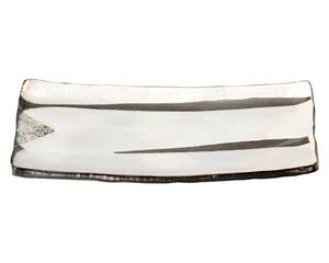 【まとめ買い10個セット品】和食器 ネ432-168 三島手 長方皿【キャンセル/返品不可】【メイチョー】