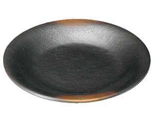 【まとめ買い10個セット品】和食器 ト440-318 焼締 5.5丸皿【キャンセル/返品不可】【メイチョー】