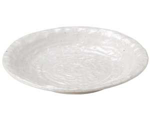 【まとめ買い10個セット品】和食器 ミ452-058 粉引石目 7.0皿【キャンセル/返品不可】【メイチョー】