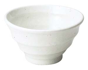 【まとめ買い10個セット品】和食器 ミ485-148 ゆらり粉引き 4.5ライス丼【キャンセル/返品不可】【メイチョー】