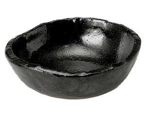 【まとめ買い10個セット品】和食器 ロ464-158 瀬戸黒 タタラ丸千代口【キャンセル/返品不可】【メイチョー】