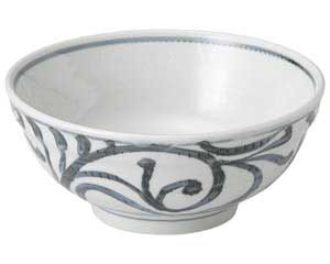 【まとめ買い10個セット品】和食器 ミ480-518 古代唐草 玉渕6.0丼【キャンセル/返品不可】【メイチョー】