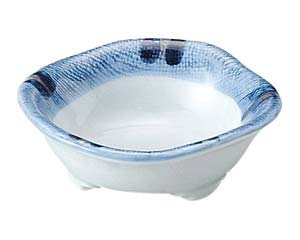 【まとめ買い10個セット品】和食器 ホ042-158 はなやぎ 三ツ足千代口【キャンセル/返品不可】【メイチョー】