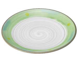 【まとめ買い10個セット品】和食器 ミ176-158 新緑 丸6.0皿【キャンセル/返品不可】【メイチョー】