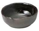 【まとめ買い10個セット品】和食器 ロ465-098 鉄釉布目 3.5ボール【キャンセル/返品不可】【メイチョー】