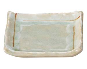 【まとめ買い10個セット品】和食器 ロ462-538 いこい 角銘々皿(厚口)【キャンセル/返品不可】【メイチョー】