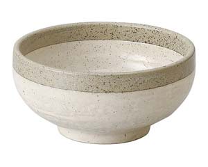 【まとめ買い10個セット品】和食器 ア483-568 粉引き 高浜5.5丼【キャンセル/返品不可】【メイチョー】