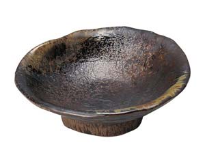 【まとめ買い10個セット品】和食器 ス489-118 琥珀 口取皿【キャンセル/返品不可】【メイチョー】