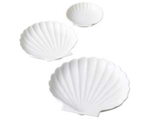 【まとめ買い10個セット品】 ホ515-298 白磁シェル白7.0大皿【キャンセル/返品不可】【メイチョー】