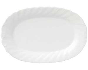 【まとめ買い10個セット品】 オ583-128 シェルホワイト 12 1/2インチプラター【キャンセル/返品不可】【メイチョー】