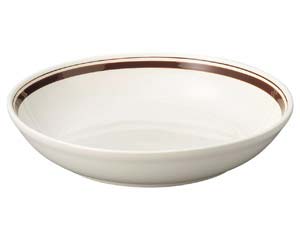 【まとめ買い10個セット品】 コ566-098 カントリーサイドダークブラウン 24cmパスタボール【キャンセル/返品不可】【メイチョー】